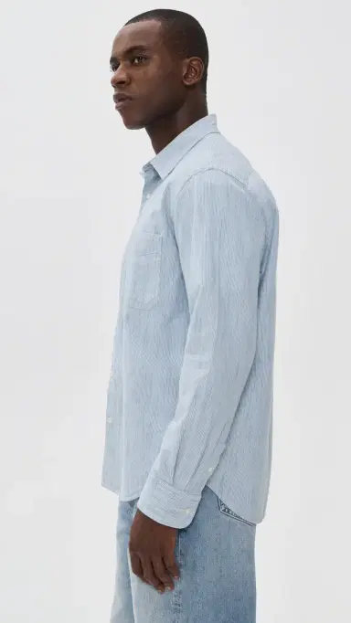 Madewell The Allday Button Down Shirt Monaca Stripe | Thumbnail 4 Madewell The Allday Button Down Shirt Monaca Stripe | Thumbnail 4