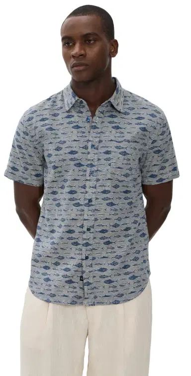 RAILS Carson Shirt Vintage Aquarium Etch | Thumbnail 1 RAILS Carson Shirt Vintage Aquarium Etch | Thumbnail 1