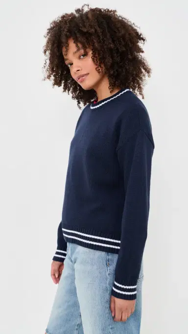 Splendid Cherry On Top Sweater Navy/White/Cherry | Thumbnail 4 Splendid Cherry On Top Sweater Navy/White/Cherry | Thumbnail 4