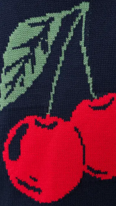 Splendid Cherry On Top Sweater Navy/White/Cherry | Thumbnail 6 Splendid Cherry On Top Sweater Navy/White/Cherry | Thumbnail 6