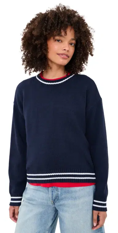 Splendid Cherry On Top Sweater Navy/White/Cherry | Thumbnail 1 Splendid Cherry On Top Sweater Navy/White/Cherry | Thumbnail 1