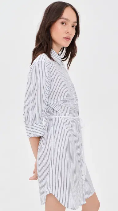 rag & bone Lucia Stripe Mini Dress Navy Stripe | Thumbnail 4 rag & bone Lucia Stripe Mini Dress Navy Stripe | Thumbnail 4