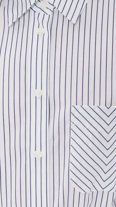 rag & bone Lucia Stripe Mini Dress Navy Stripe | Thumbnail 6 rag & bone Lucia Stripe Mini Dress Navy Stripe | Thumbnail 6