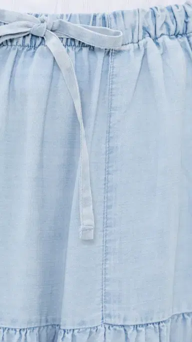 Splendid Melanie Indigo Skirt Bleached Indigo | Thumbnail 6 Splendid Melanie Indigo Skirt Bleached Indigo | Thumbnail 6