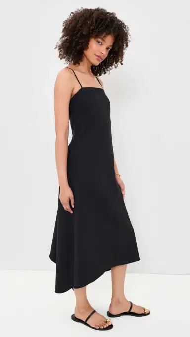 La Ligne Drape Back Dress Black S | Thumbnail 4 La Ligne Drape Back Dress Black S | Thumbnail 4