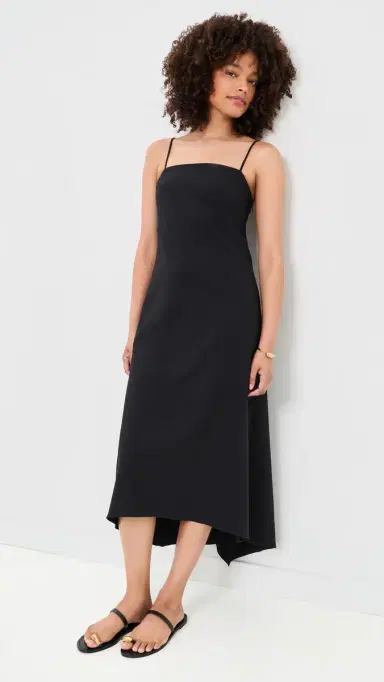 La Ligne Drape Back Dress Black S | Thumbnail 5 La Ligne Drape Back Dress Black S | Thumbnail 5