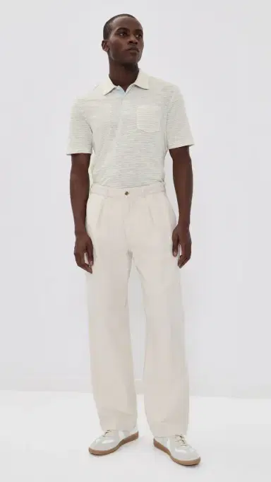 Faherty Breeze Polo Desert Wake Stripe S | Thumbnail 5 Faherty Breeze Polo Desert Wake Stripe S | Thumbnail 5