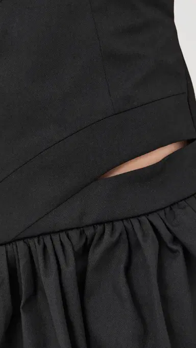 Tolu Coker High Neck Backless Mini Dress Black | Thumbnail 6 Tolu Coker High Neck Backless Mini Dress Black | Thumbnail 6