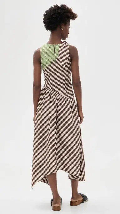 Damson Madder Gisele Midi Dress | Thumbnail 3 Damson Madder Gisele Midi Dress | Thumbnail 3