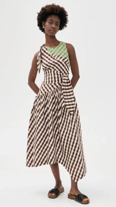 Damson Madder Gisele Midi Dress | Thumbnail 5 Damson Madder Gisele Midi Dress | Thumbnail 5