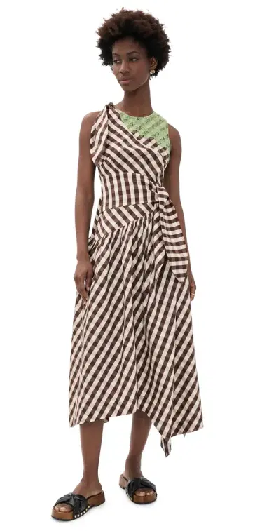 Damson Madder Gisele Midi Dress | Thumbnail 1 Damson Madder Gisele Midi Dress | Thumbnail 1