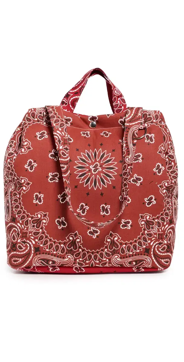 Maxi Bandana Tote Bag Vintage Red/Real Red One Size Maxi Bandana Tote Bag Vintage Red/Real Red One Size