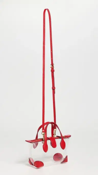 Stoney Clover Lane Pouchette Crossbody Bag Red One Size | Thumbnail 4 Stoney Clover Lane Pouchette Crossbody Bag Red One Size | Thumbnail 4