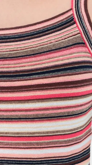 Pistola Frannie Tank Coral Rose ulti Stripe | Thumbnail 6 Pistola Frannie Tank Coral Rose ulti Stripe | Thumbnail 6
