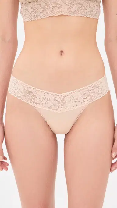 Hanky Panky DreamEase Low Rise Thong 3 Pack Chai One Size | Thumbnail 3 Hanky Panky DreamEase Low Rise Thong 3 Pack Chai One Size | Thumbnail 3