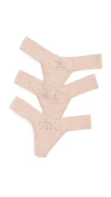 Hanky Panky DreamEase Low Rise Thong 3 Pack Chai One Size | Thumbnail 6 Hanky Panky DreamEase Low Rise Thong 3 Pack Chai One Size | Thumbnail 6