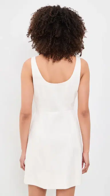 Theory Sculpt Mini Dress Ivory - C05 8 | Thumbnail 3 Theory Sculpt Mini Dress Ivory - C05 8 | Thumbnail 3