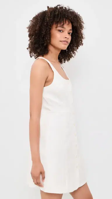 Theory Sculpt Mini Dress Ivory - C05 8 | Thumbnail 4 Theory Sculpt Mini Dress Ivory - C05 8 | Thumbnail 4