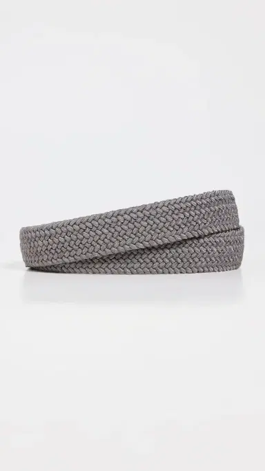 Faherty Stretch Woven Belt Grey M | Thumbnail 3 Faherty Stretch Woven Belt Grey M | Thumbnail 3