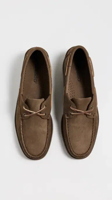 Sebago Docksides Portland Nubuck Boat Shoes Taupe 8 | Thumbnail 4 Sebago Docksides Portland Nubuck Boat Shoes Taupe 8 | Thumbnail 4