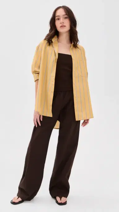 DONNI. The Pop Simple Pants Espresso | Thumbnail 5 DONNI. The Pop Simple Pants Espresso | Thumbnail 5