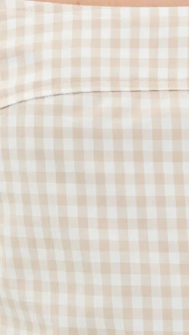 SIMKHAI loan Mini Dress and Gingham | Thumbnail 6 SIMKHAI loan Mini Dress and Gingham | Thumbnail 6