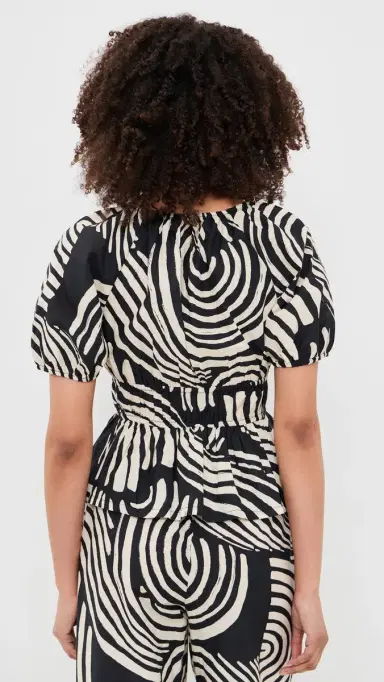RAILS Argenta Blouse Onyx Waves M | Thumbnail 3 RAILS Argenta Blouse Onyx Waves M | Thumbnail 3