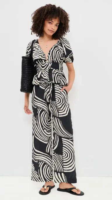 RAILS Argenta Blouse Onyx Waves M | Thumbnail 5 RAILS Argenta Blouse Onyx Waves M | Thumbnail 5