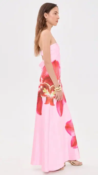 Runaway the Label Celeste Maxi Dress Orchid Pink/Red | Thumbnail 4 Runaway the Label Celeste Maxi Dress Orchid Pink/Red | Thumbnail 4