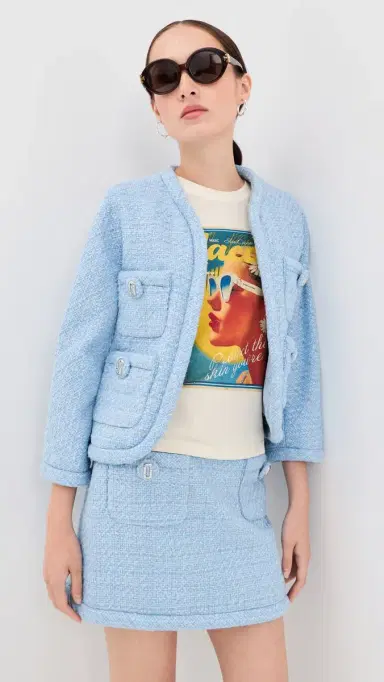 Marc Jacobs Tweed Jacket Blue ist | Thumbnail 2 Marc Jacobs Tweed Jacket Blue ist | Thumbnail 2