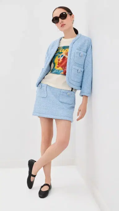 Marc Jacobs Tweed Jacket Blue ist | Thumbnail 5 Marc Jacobs Tweed Jacket Blue ist | Thumbnail 5