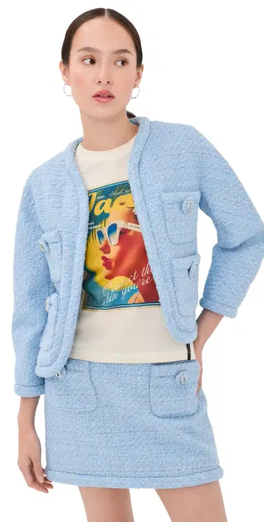 Marc Jacobs Tweed Jacket Blue ist | Thumbnail 1 Marc Jacobs Tweed Jacket Blue ist | Thumbnail 1