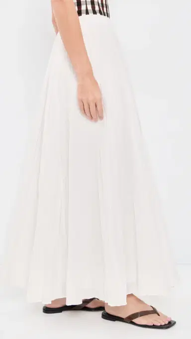 Vince Crinkled Maxi Skirt Off White | Thumbnail 4 Vince Crinkled Maxi Skirt Off White | Thumbnail 4