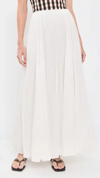 Vince Crinkled Maxi Skirt Off White | Thumbnail 5 Vince Crinkled Maxi Skirt Off White | Thumbnail 5