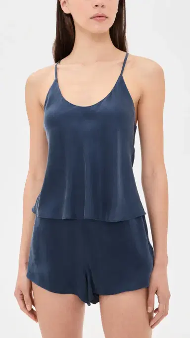Lunya Washable ilk Bias Cami Short et Deep Blue | Thumbnail 2 Lunya Washable ilk Bias Cami Short et Deep Blue | Thumbnail 2