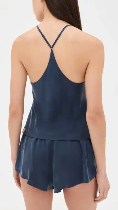 Lunya Washable ilk Bias Cami Short et Deep Blue | Thumbnail 3 Lunya Washable ilk Bias Cami Short et Deep Blue | Thumbnail 3
