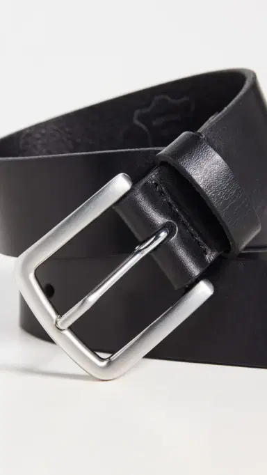 Faherty Leather Belt Black 38 | Thumbnail 4 Faherty Leather Belt Black 38 | Thumbnail 4