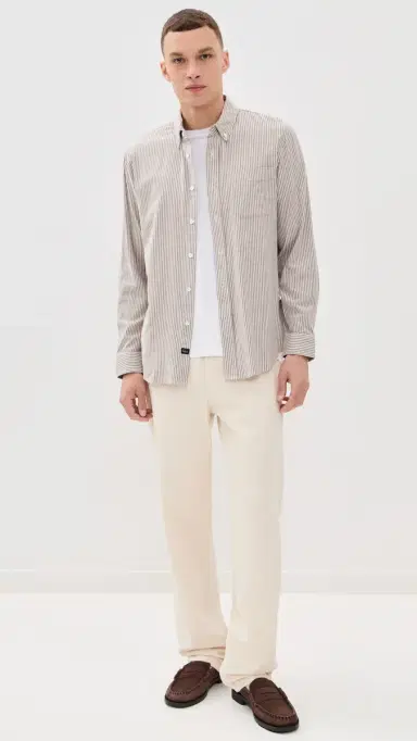 RAILS Vance Button Down Cedar Oat tripe | Thumbnail 5 RAILS Vance Button Down Cedar Oat tripe | Thumbnail 5