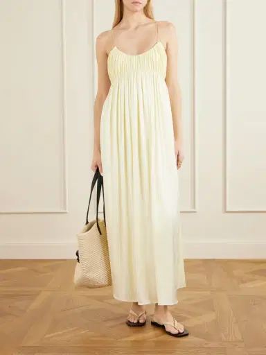 Tove Katrine Satin Midi Dress | Thumbnail 2 Tove Katrine Satin Midi Dress | Thumbnail 2
