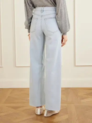 Frame Le Slim Palazzo High-rise Wide-leg Jeans | Thumbnail 4 Frame Le Slim Palazzo High-rise Wide-leg Jeans | Thumbnail 4