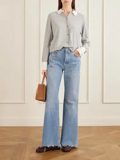 Frame The Lax High-rise Flared Jeans | Thumbnail 2 Frame The Lax High-rise Flared Jeans | Thumbnail 2