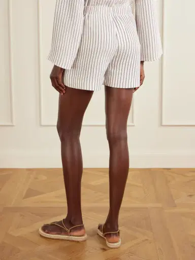 Tove Felix Striped-printed Woven Shorts | Thumbnail 3 Tove Felix Striped-printed Woven Shorts | Thumbnail 3