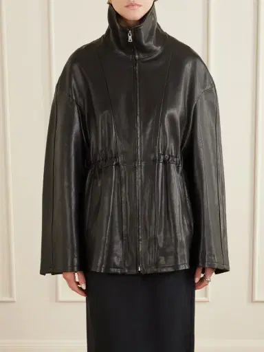 Nour Hammour Passage Leather Jacket | Thumbnail 3 Nour Hammour Passage Leather Jacket | Thumbnail 3