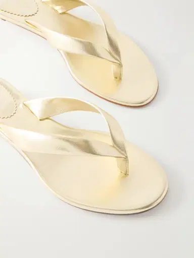 Christian Louboutin Miss Z Metallic Leather Thong Sandals | Thumbnail 5 Christian Louboutin Miss Z Metallic Leather Thong Sandals | Thumbnail 5