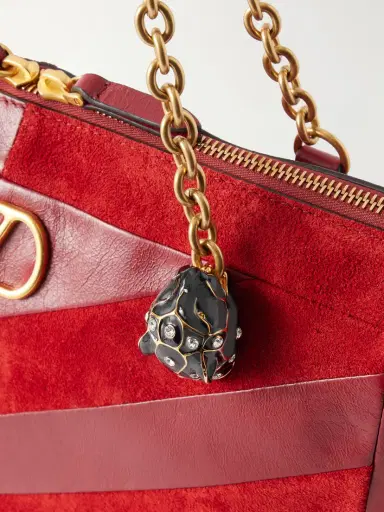 Valentino Garavani Growl Medium Embellished Leather Shoulder Bag | Thumbnail 5 Valentino Garavani Growl Medium Embellished Leather Shoulder Bag | Thumbnail 5