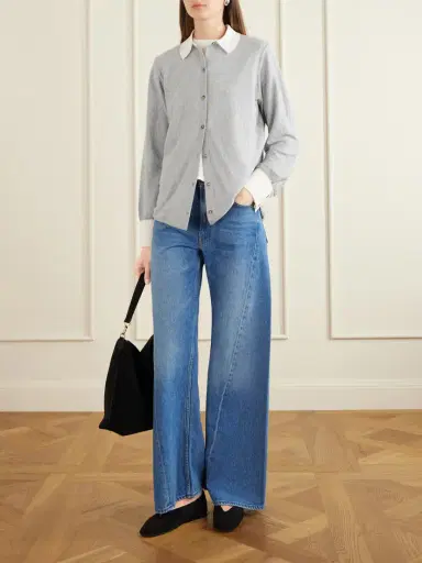 La Ligne Knitted Cotton-blend Shirt | Thumbnail 2 La Ligne Knitted Cotton-blend Shirt | Thumbnail 2