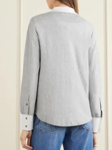 La Ligne Knitted Cotton-blend Shirt | Thumbnail 3 La Ligne Knitted Cotton-blend Shirt | Thumbnail 3