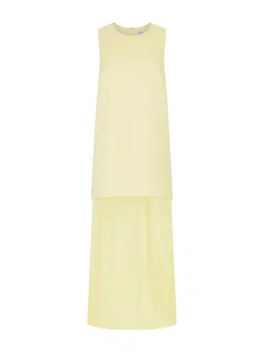 La Ligne Crepe And Chiffon Maxi Dress | Thumbnail 1 La Ligne Crepe And Chiffon Maxi Dress | Thumbnail 1