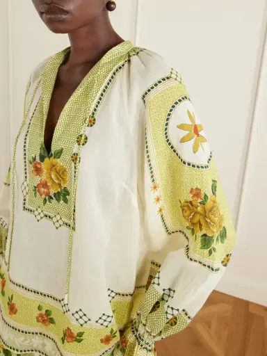 ALÉMAIS Dixie Floral-print Ramie Top | Thumbnail 4 ALÉMAIS Dixie Floral-print Ramie Top | Thumbnail 4