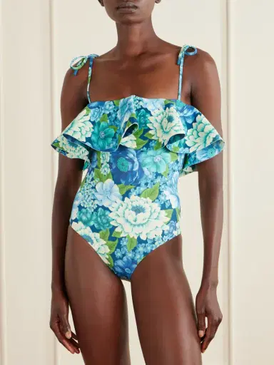 ALÉMAIS Margo Ruffled Floral-print Swimsuit | Thumbnail 2 ALÉMAIS Margo Ruffled Floral-print Swimsuit | Thumbnail 2